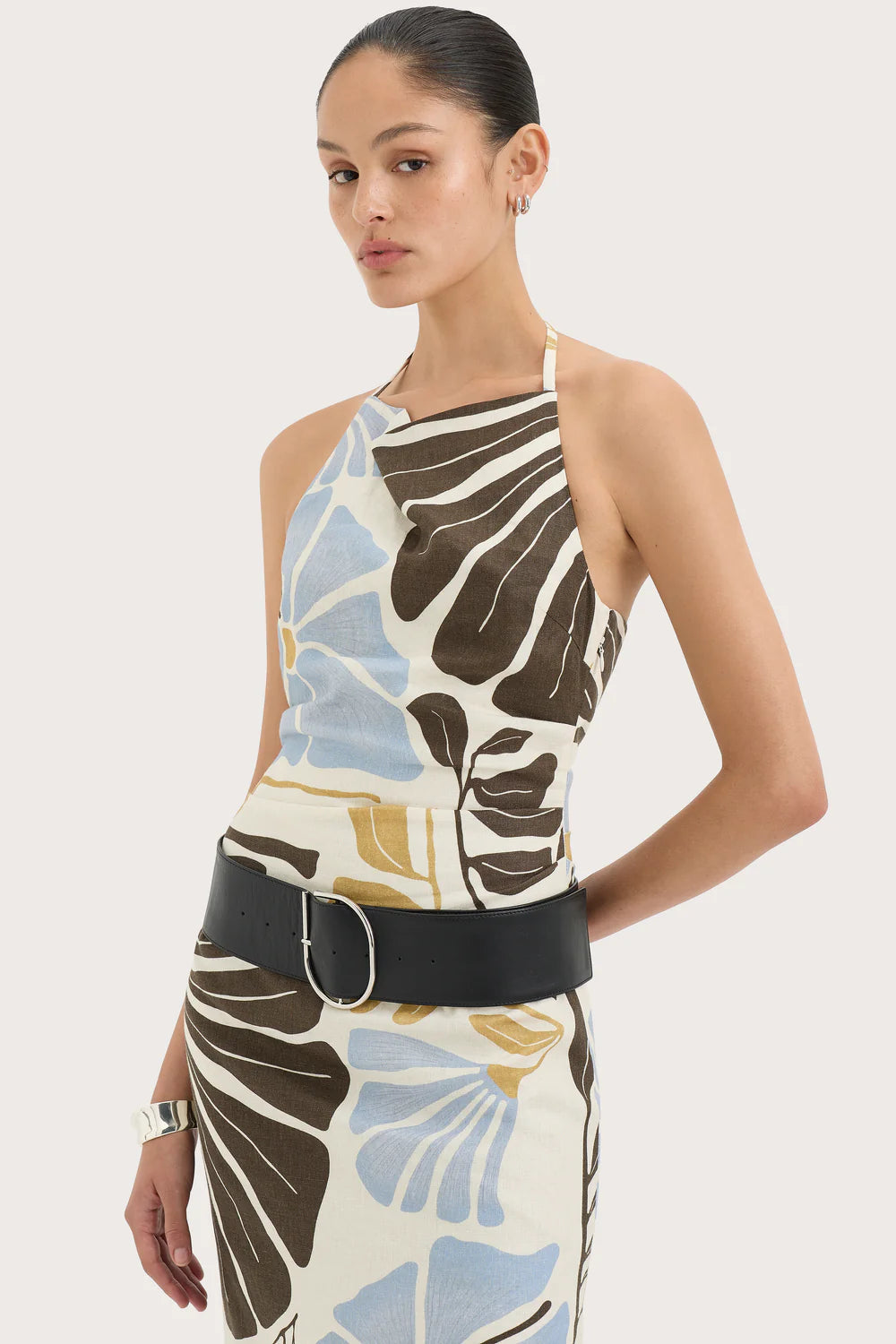 Lola Pleated Midi Dress