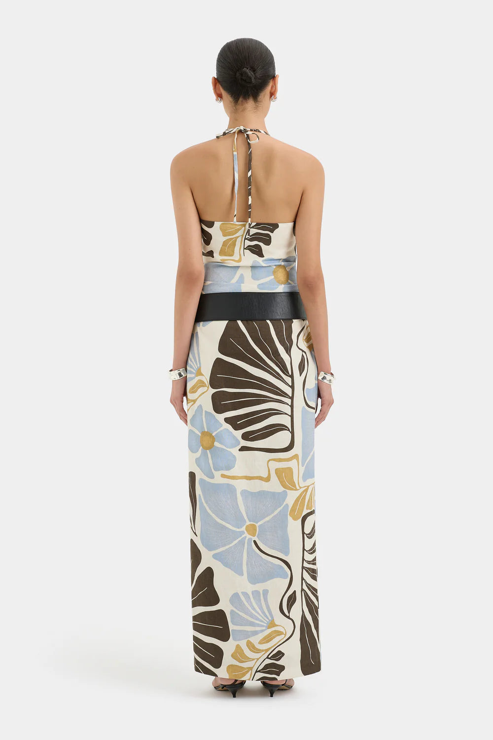 Lola Pleated Midi Dress