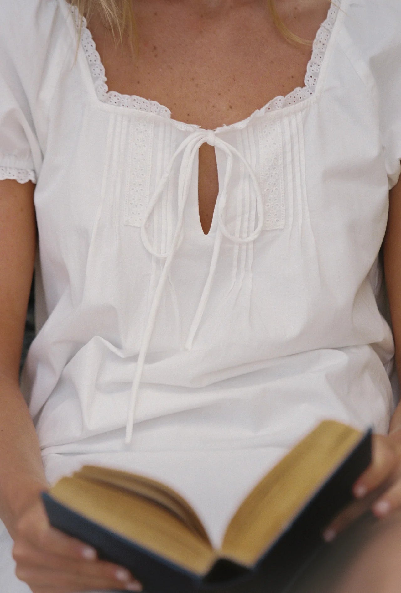 Scout Mini Dress Blanc