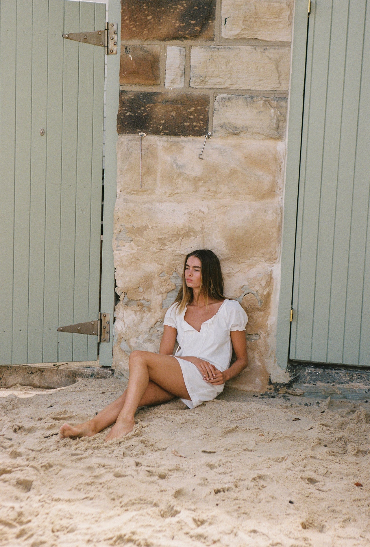 Scout Mini Dress Blanc