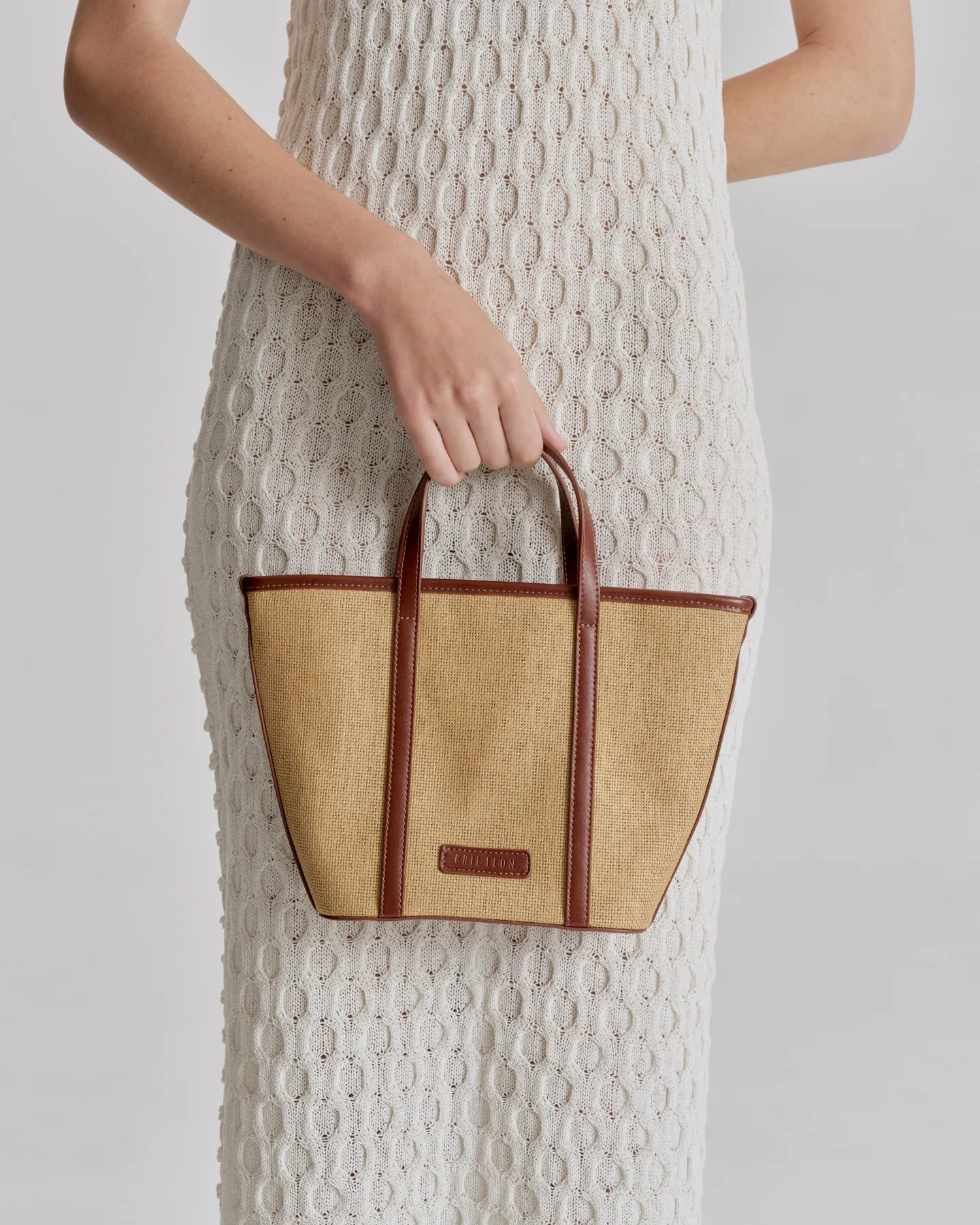 BRIE LEON Ritual Small Tote Bag Natural Saddle Laneway Boutique