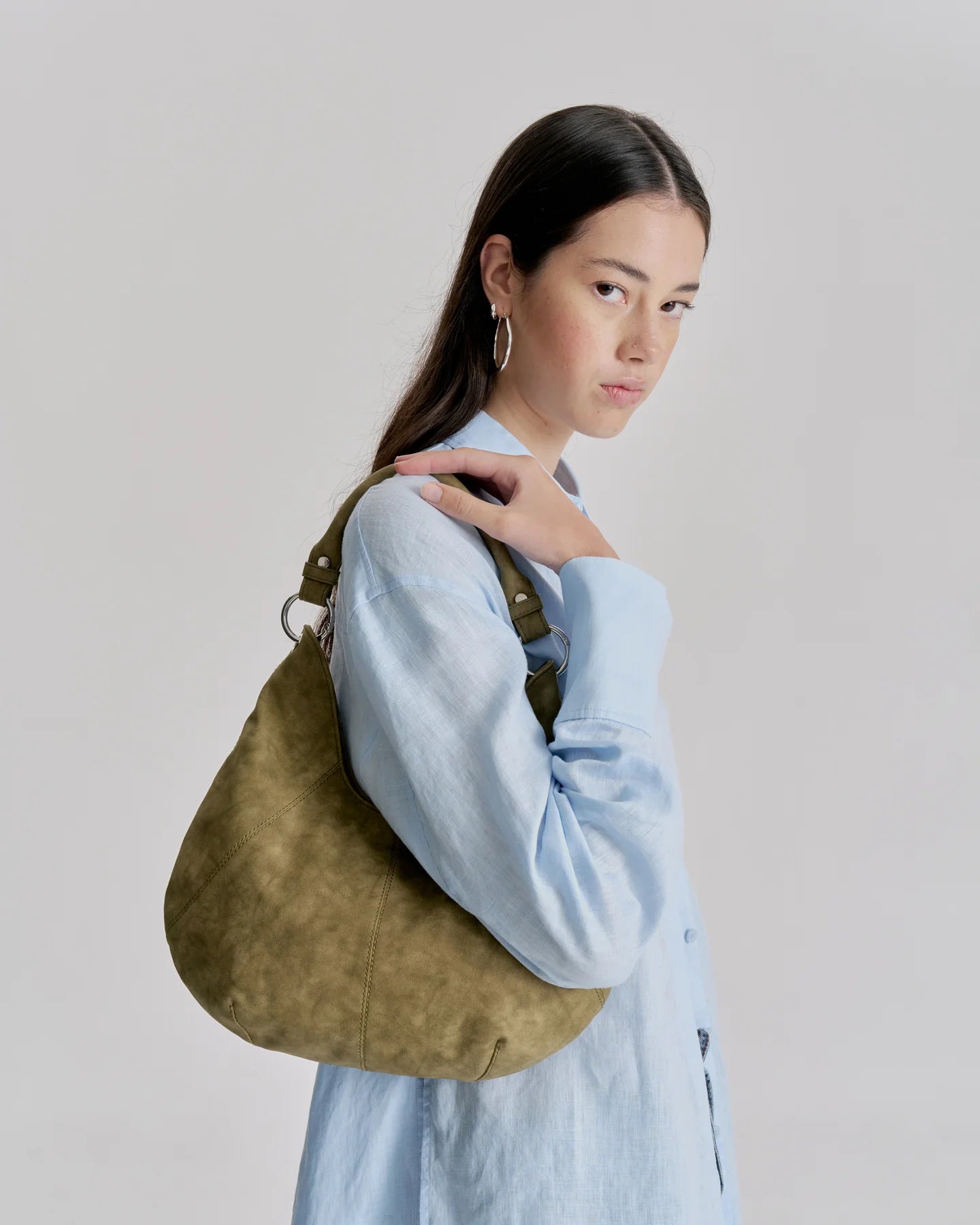 Mischa Shoulder Bag Moss Corn Leather