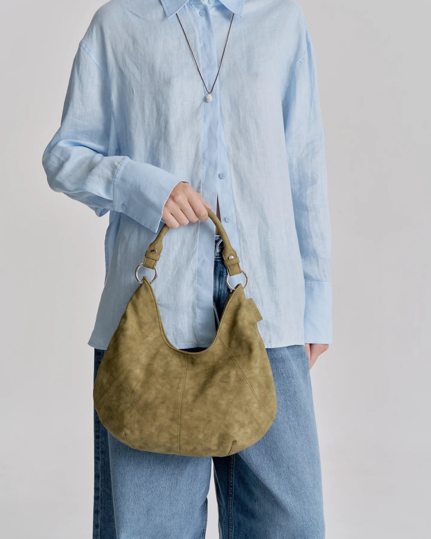 Mischa Shoulder Bag Moss Corn Leather