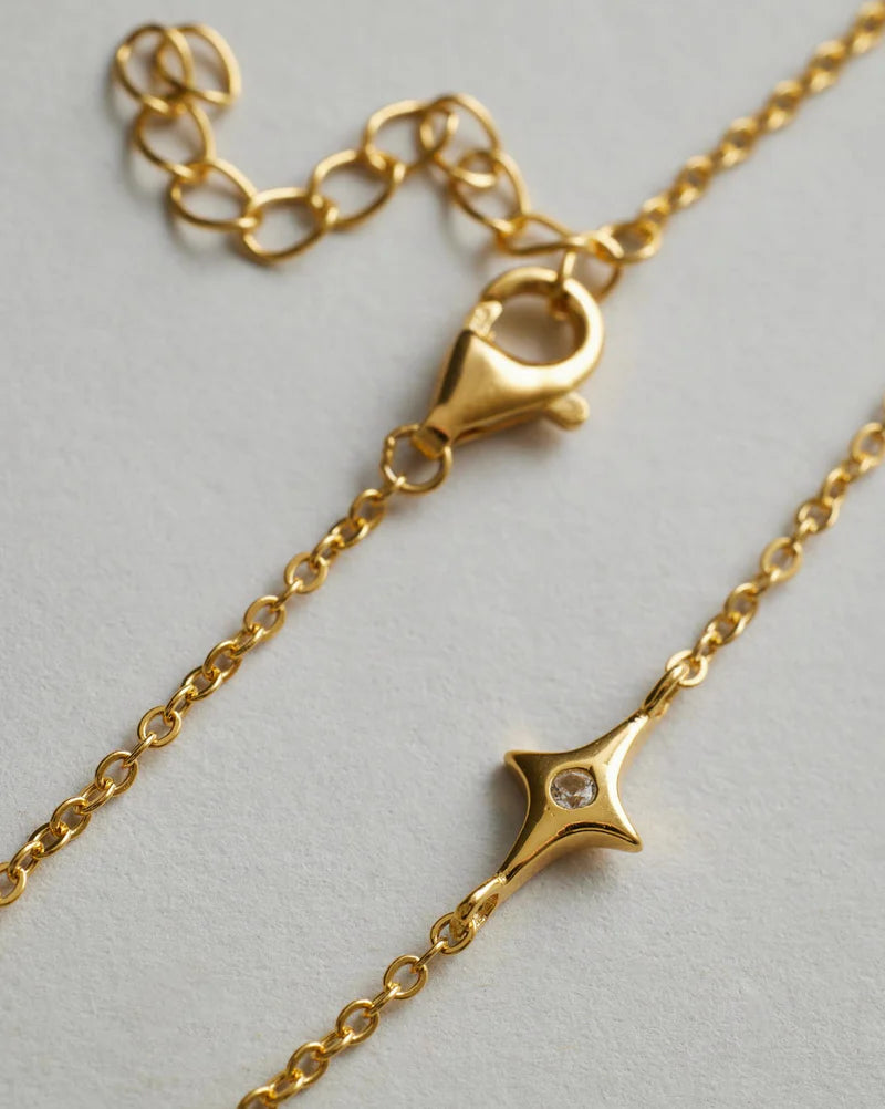 Starburst Necklace Gold