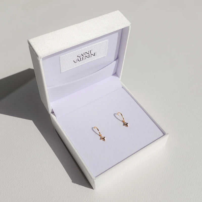 Starburst Mini Hoops Gold