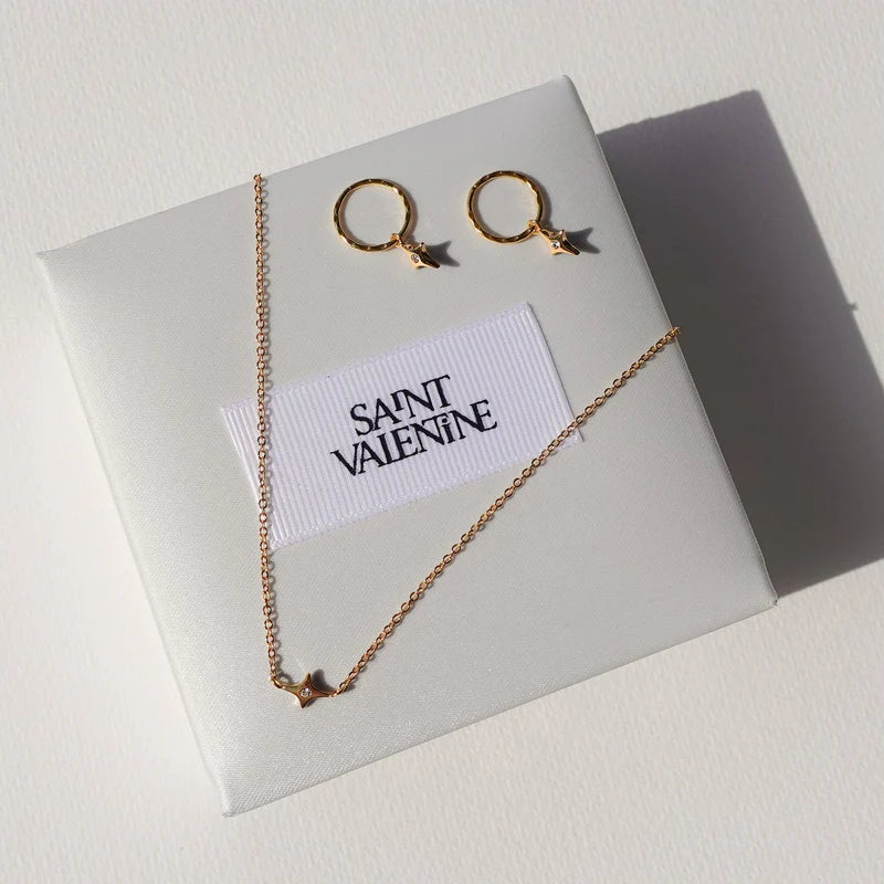 Starburst Mini Hoops Gold