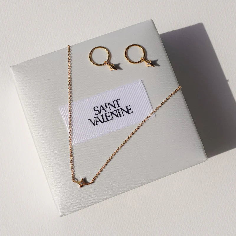 Starburst Necklace Gold