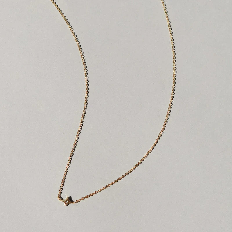 Starburst Necklace Gold