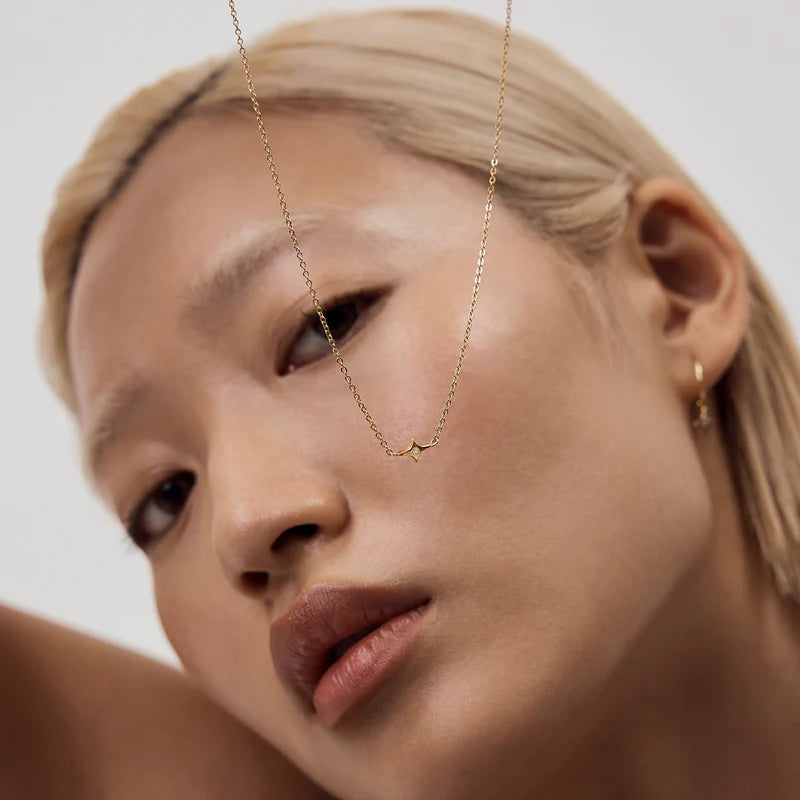 Starburst Necklace Gold