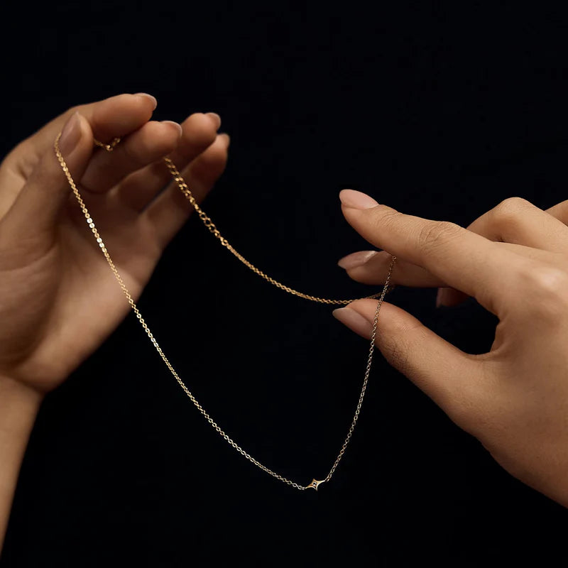 Starburst Necklace Gold