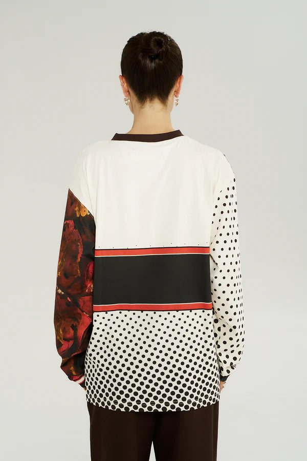 Long Sleeve Racer Tee Choc