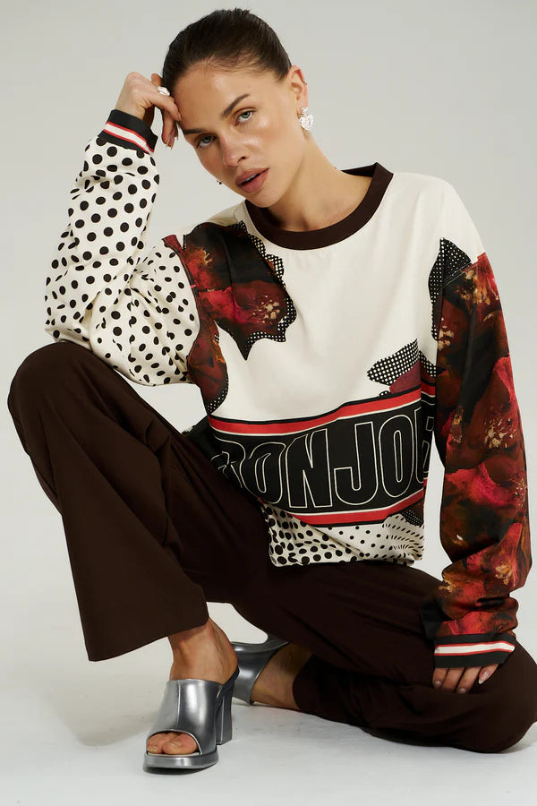 Long Sleeve Racer Tee Choc