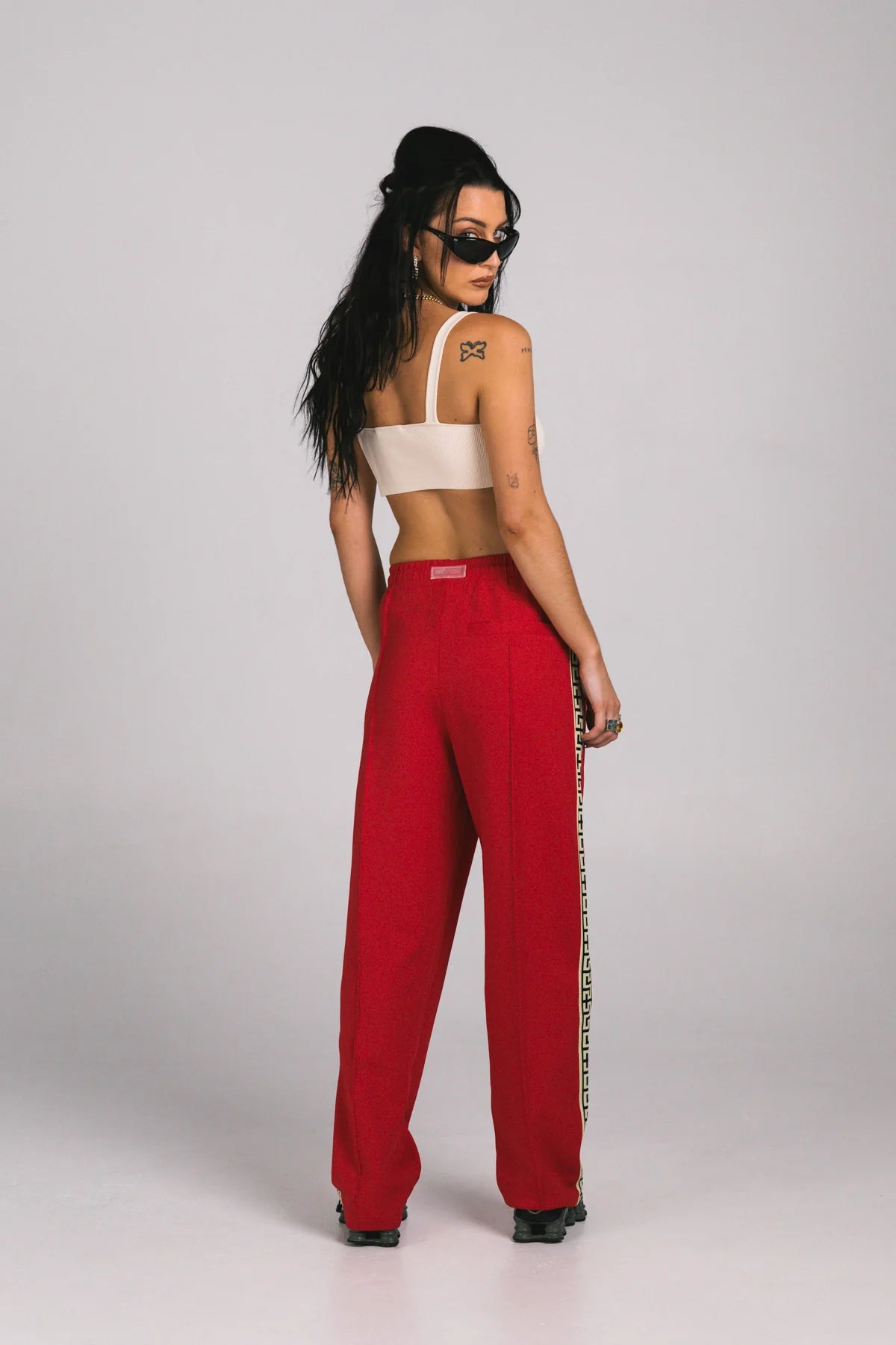 Geo track Pants Red