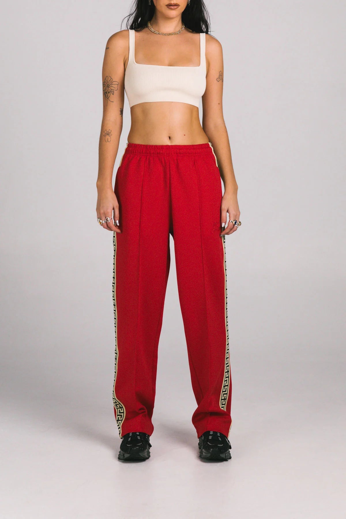 Geo track Pants Red