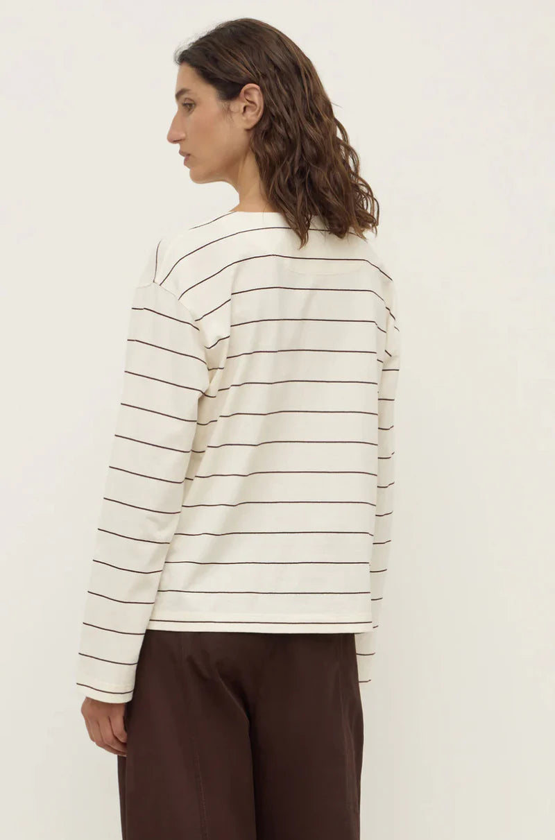 Scout Long Sleeve Tee Cream Mulberry