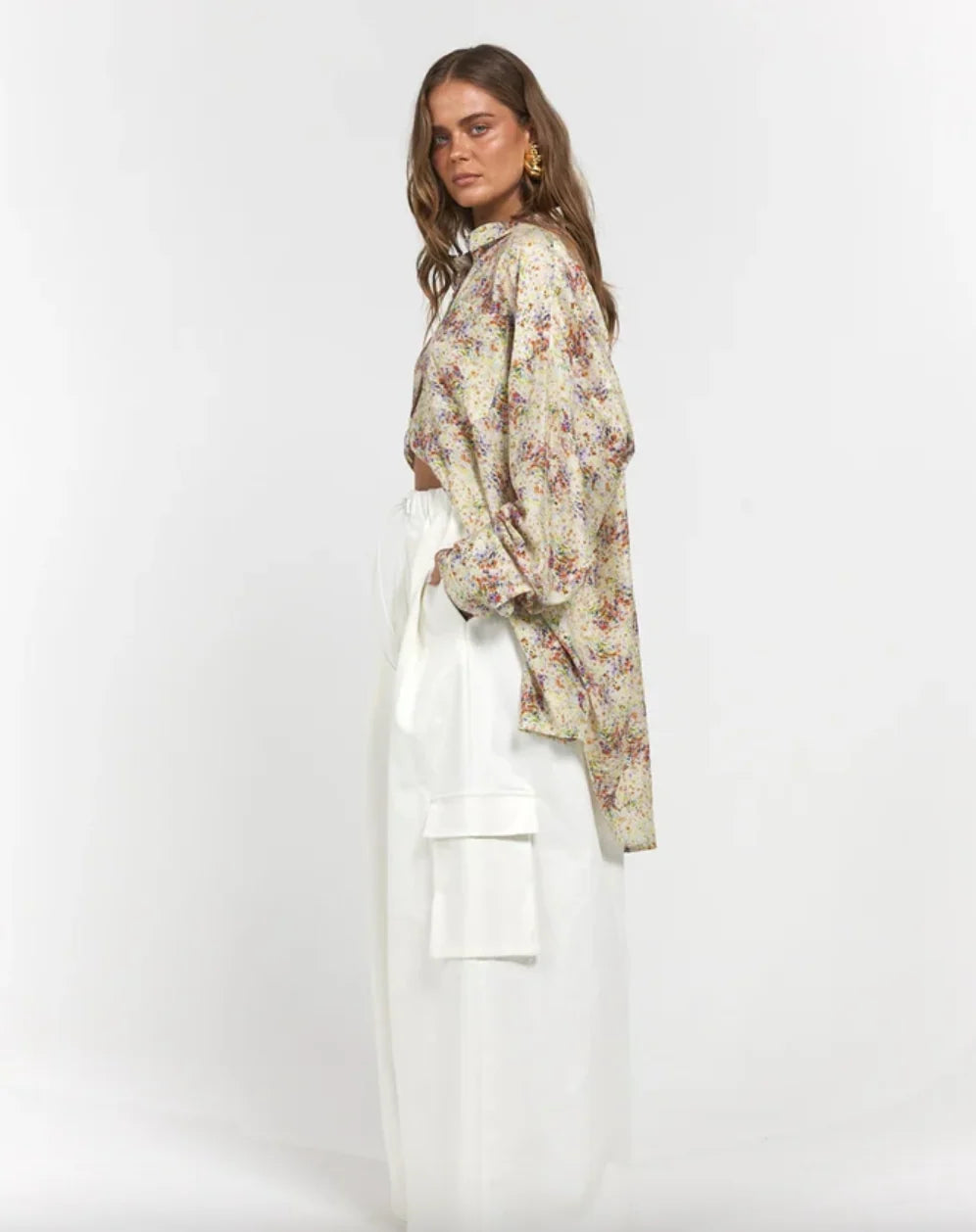 La Bohème Girls Clyde Shirt Confetti Bloom
