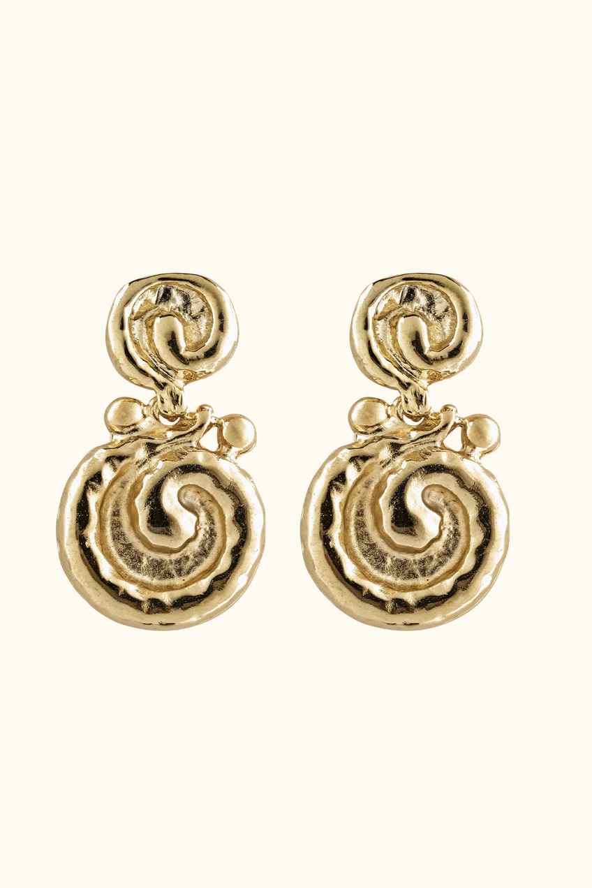 Vintage Golden Earrings