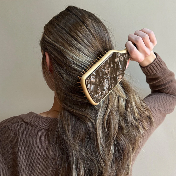 Bamboo Paddle Brush Toasted Sugar