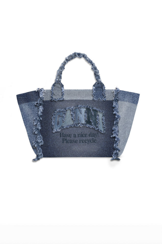 Medium Trapeze Shopper Denim