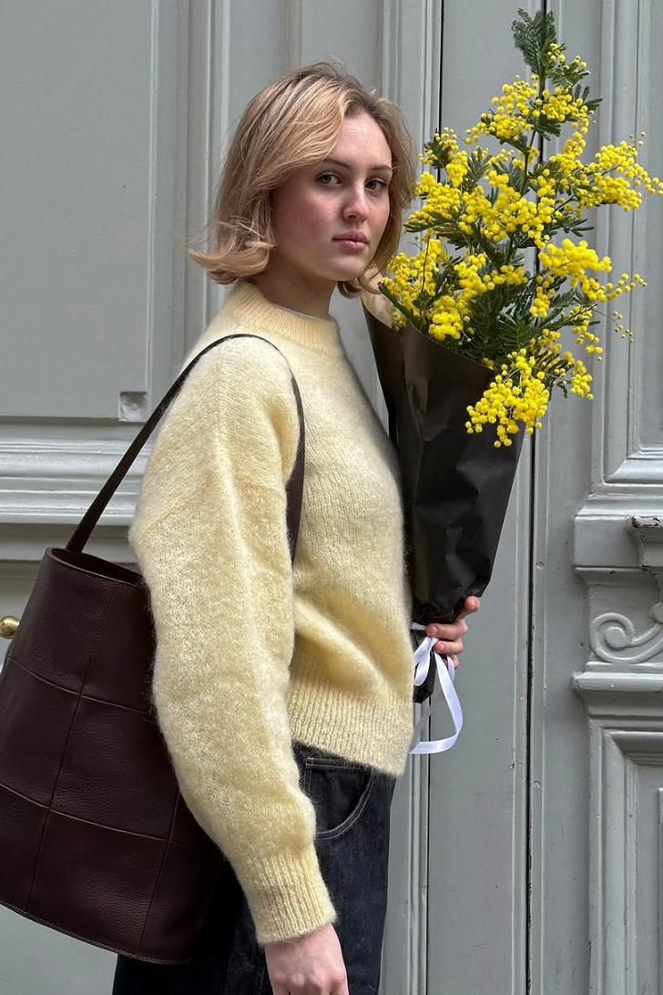 Jane Mohair Sweater Light Yellow
