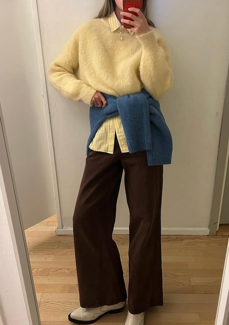 Jane Mohair Sweater Light Yellow