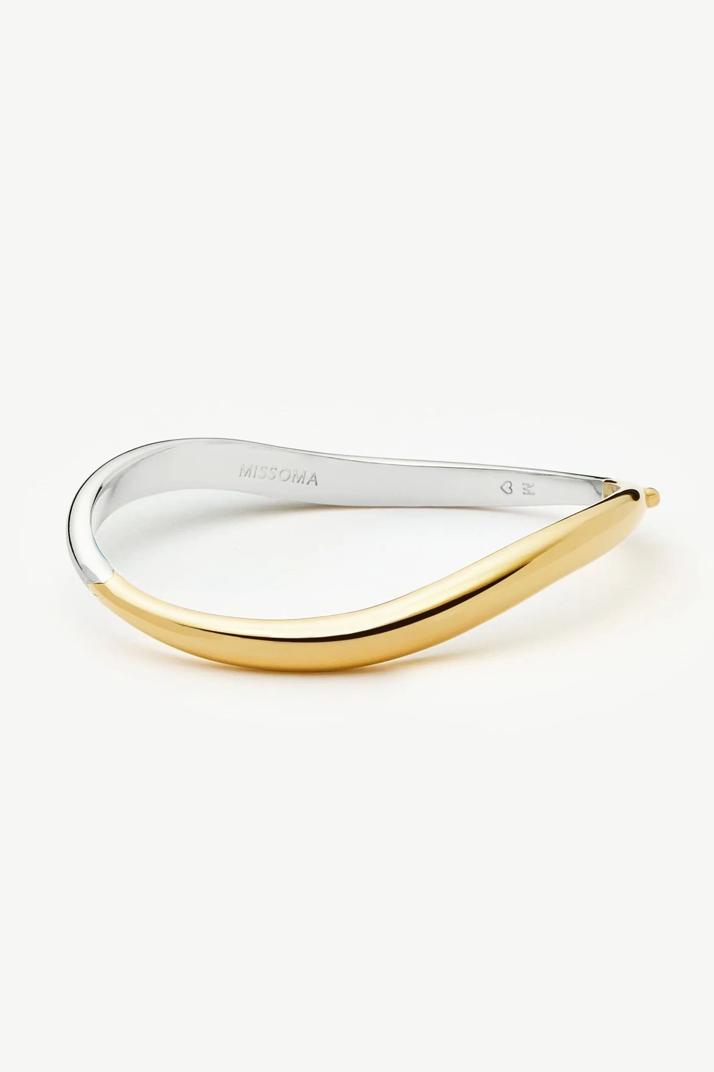 Missoma Savi Signature Hinged Bangle Mixed