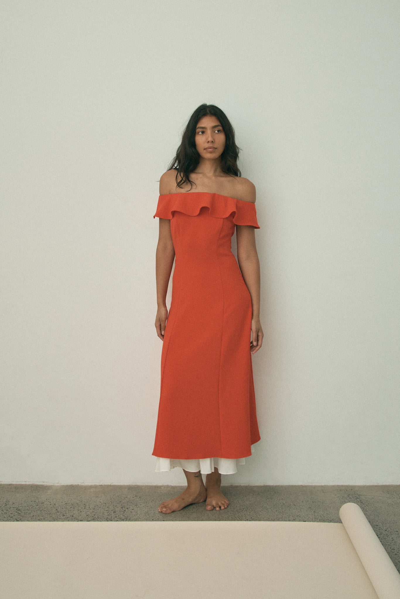 Shoulder to Shoulder Dress Red