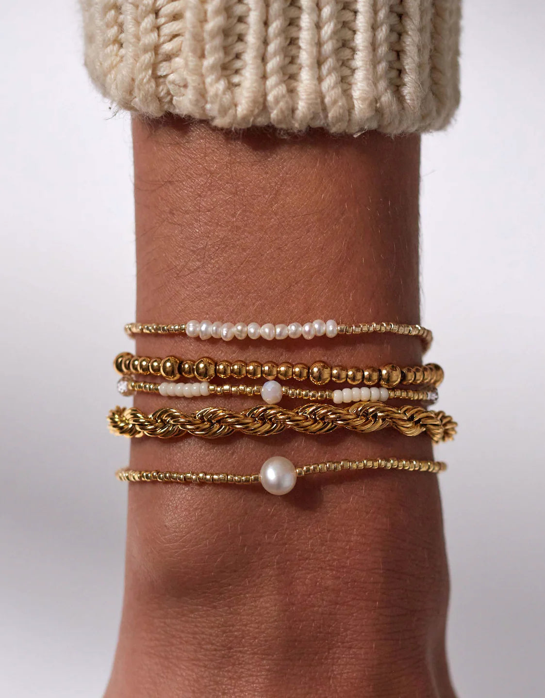 Slim Pearly Bracelet