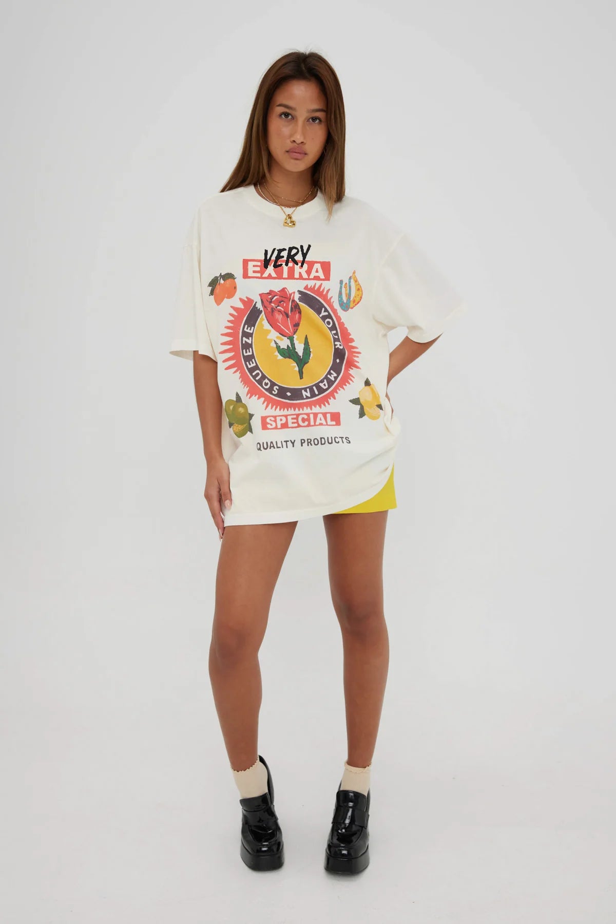 Vintage Main Squeeze Tee White