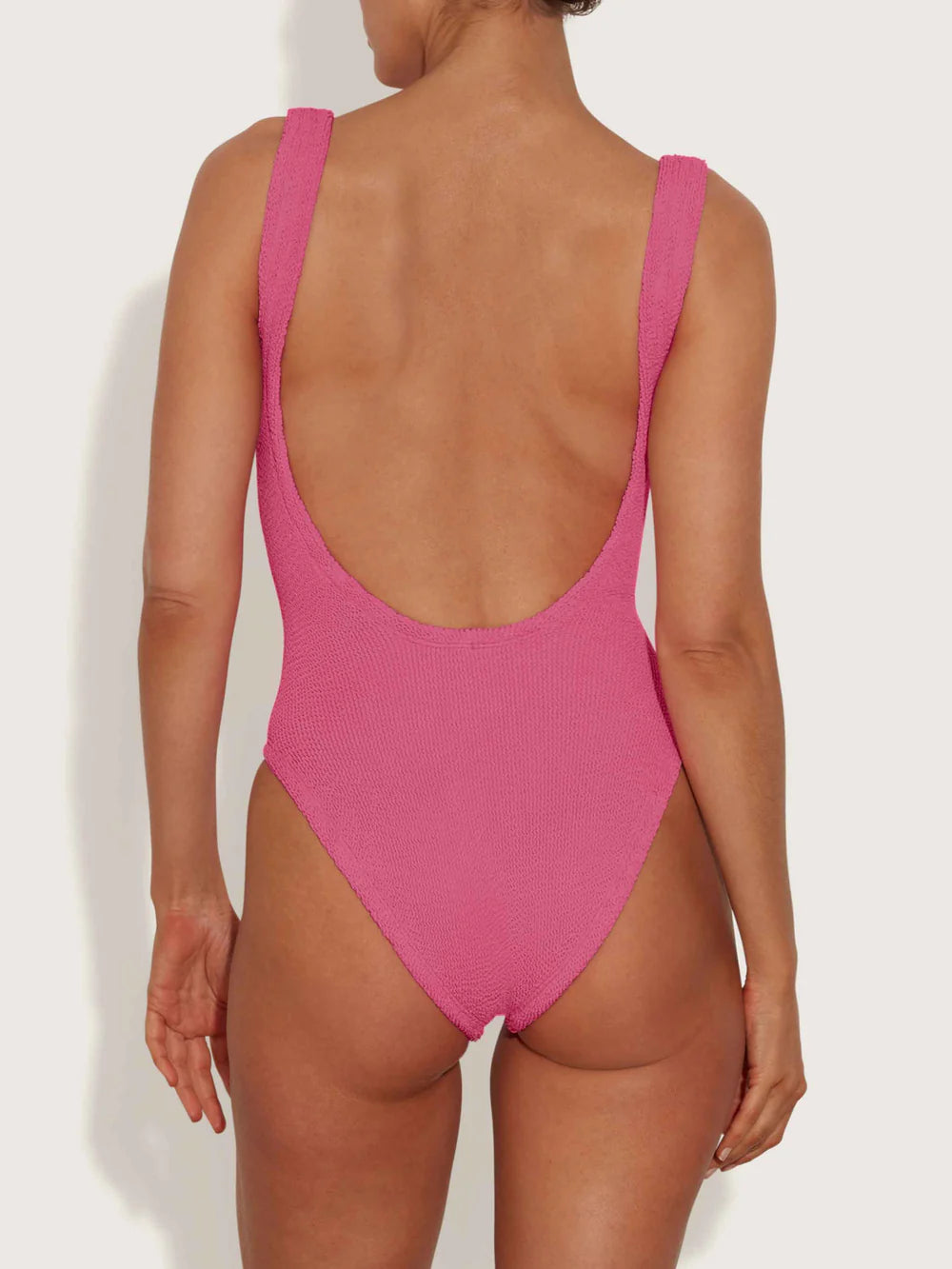 Square Neck swim Candy Pink