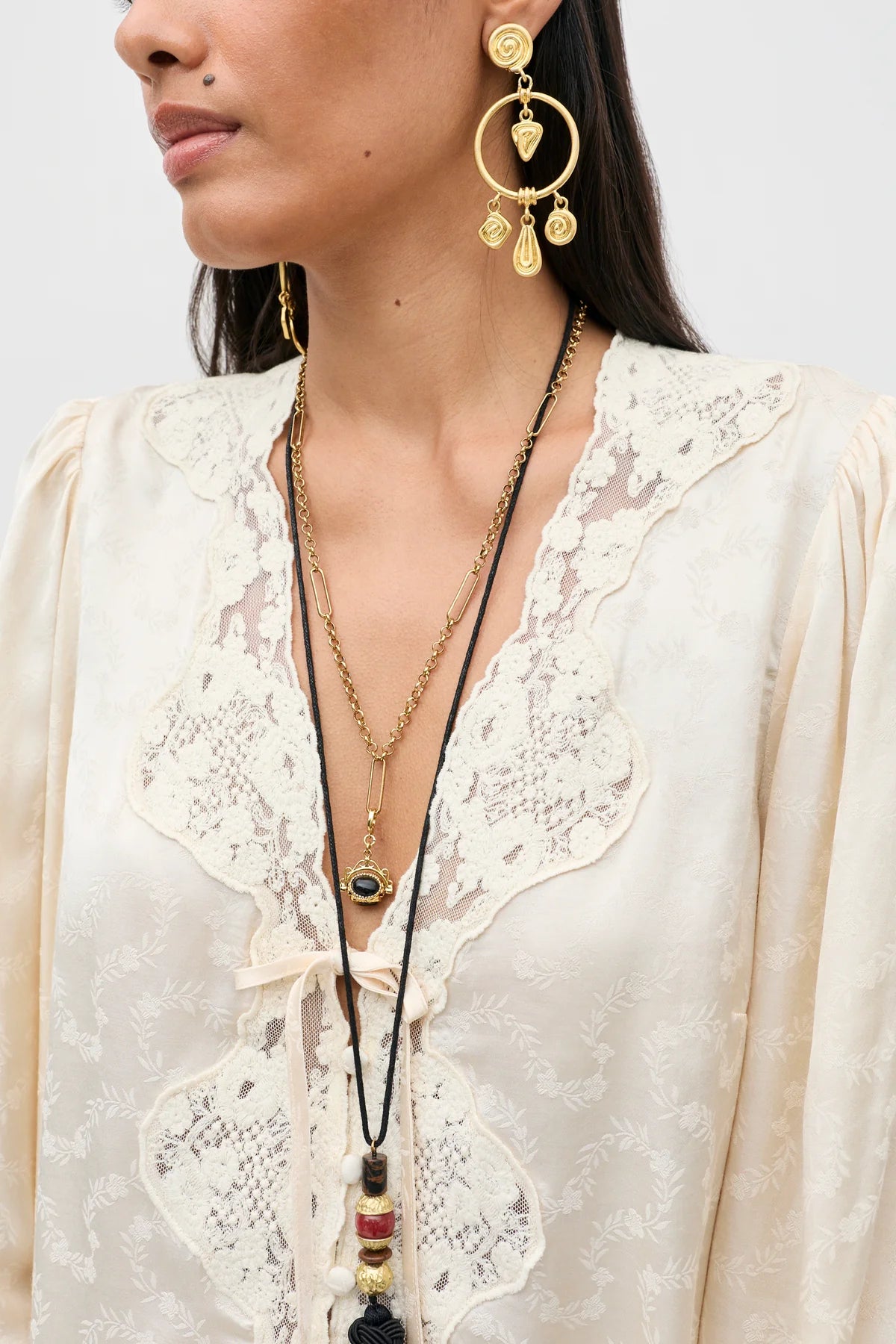 Rixo Tove Top Foral Trail Jacquard