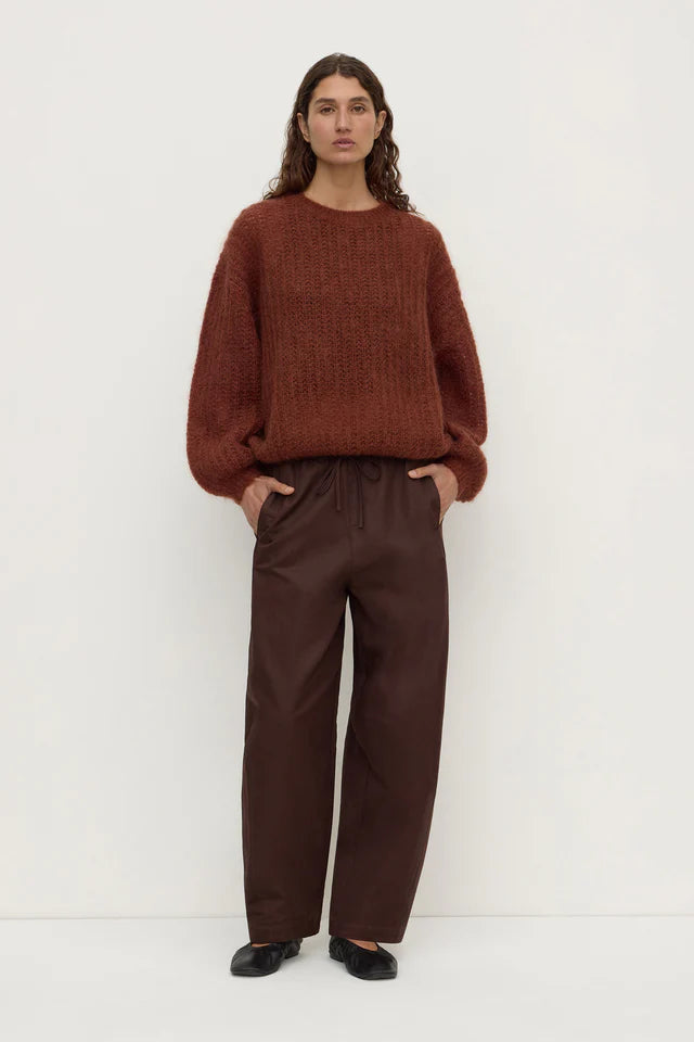 Tulsa Mohair Knit Burnt Amber