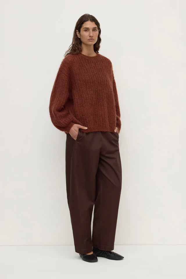 Tulsa Mohair Knit Burnt Amber