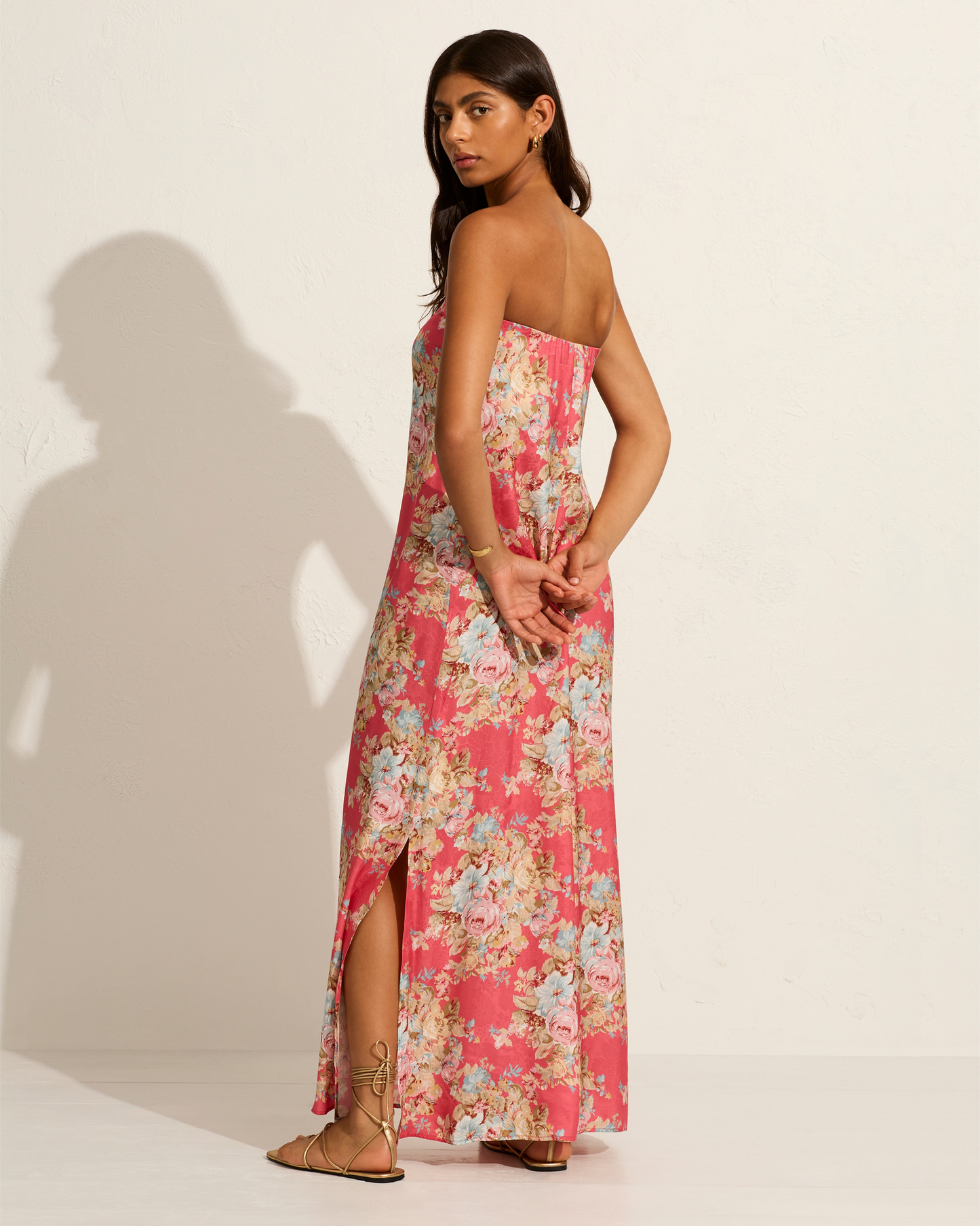 Tyria Maxi Dress Rose Pink