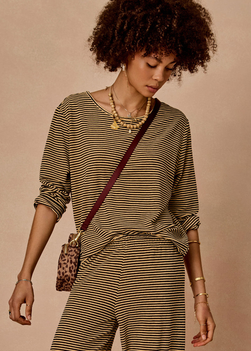 The Upside Santos Rio Long Sleeve Top Stripe