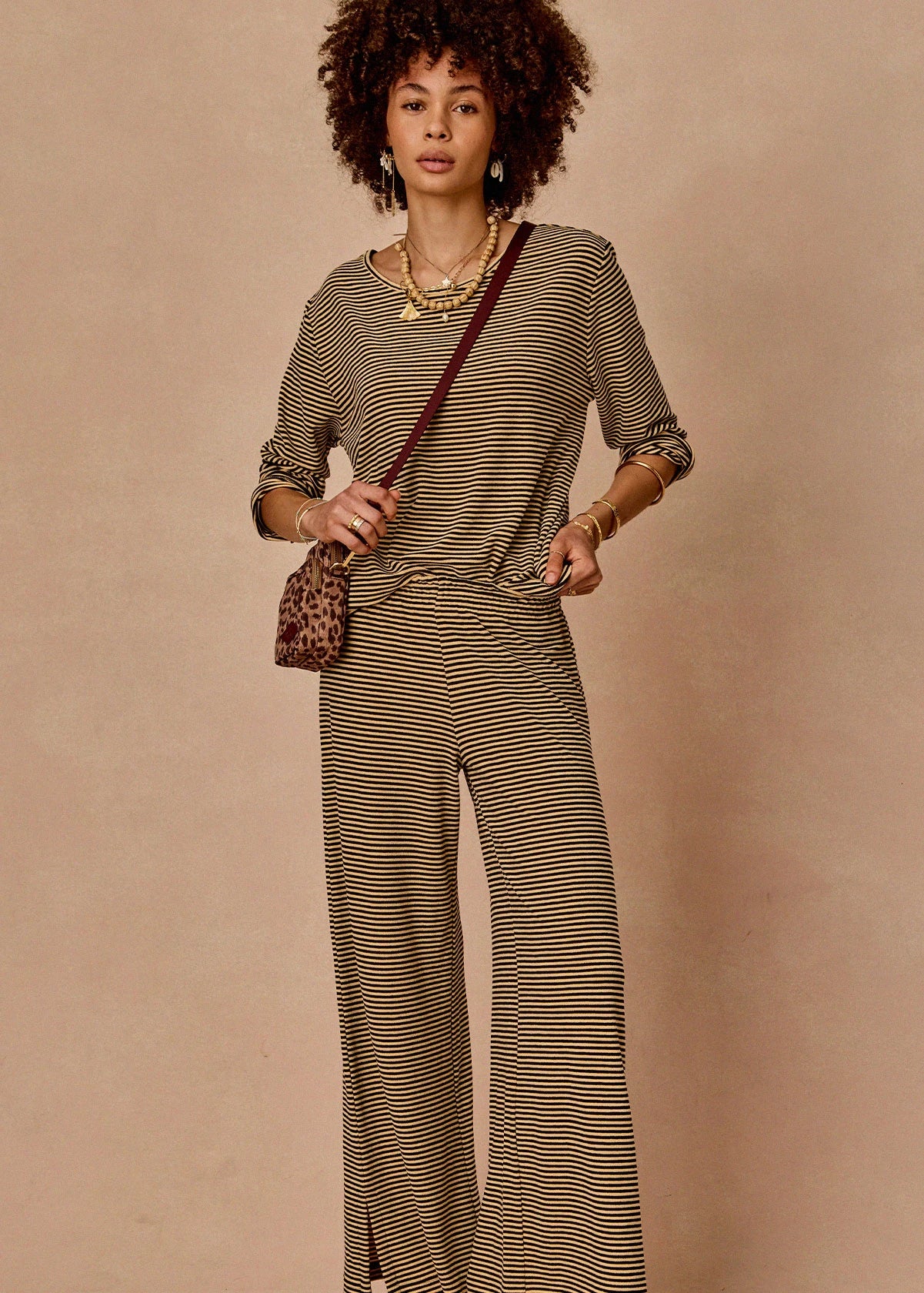 The Upside Santos Rio Long Sleeve Top Stripe