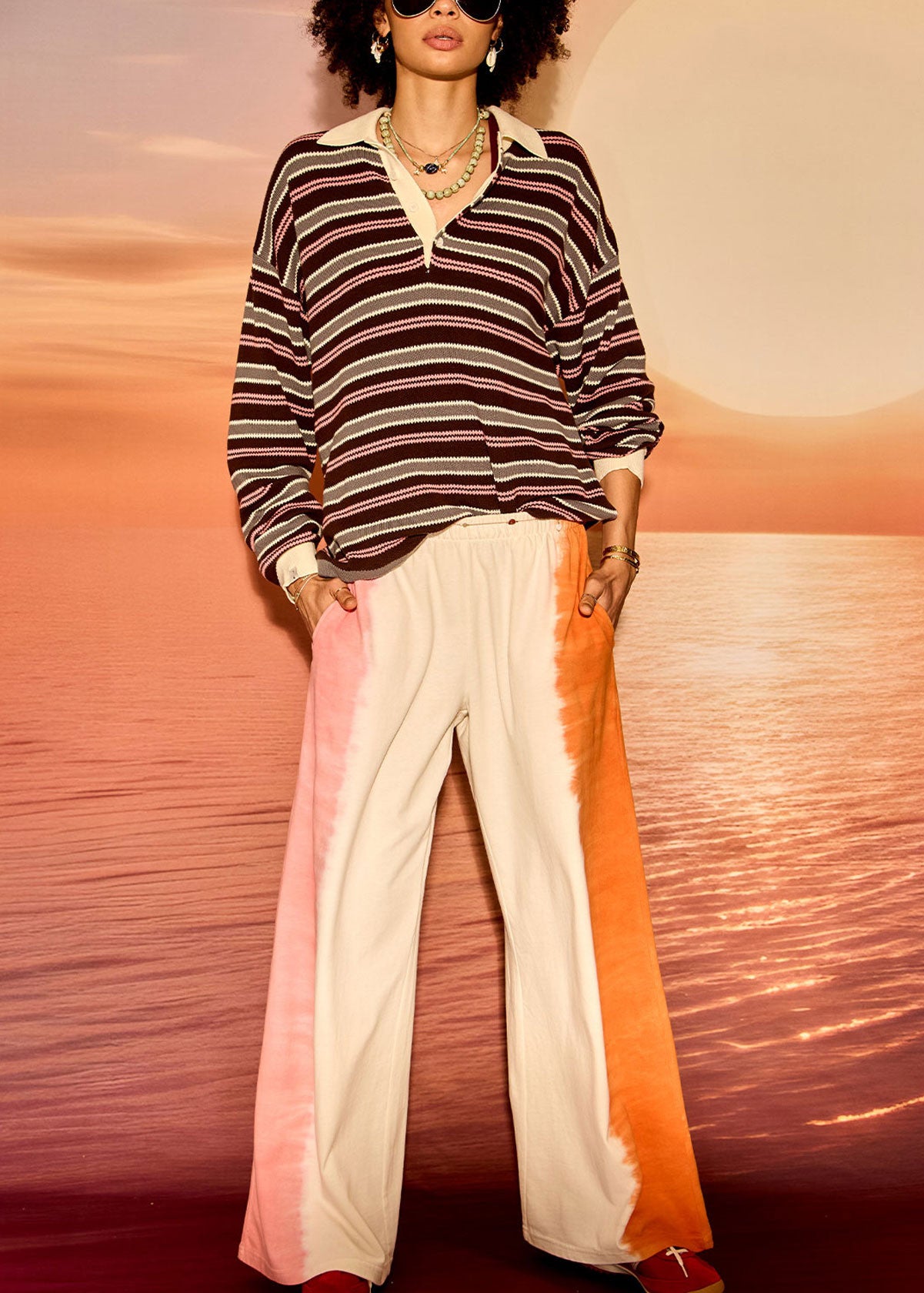 The Upside Tokio Wide Leg Pant Tie Dye