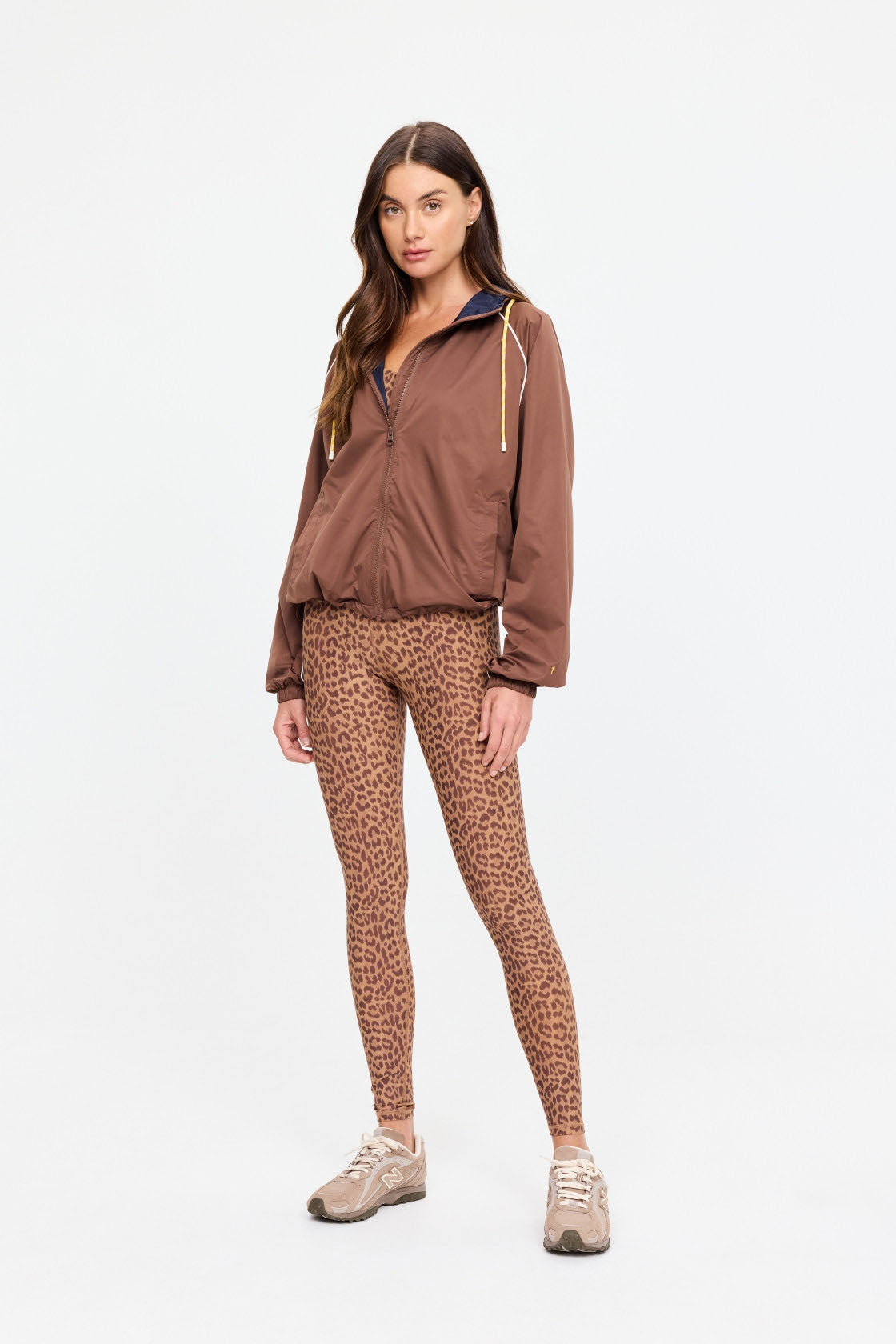 Lila Zip Through Jacket Chocolate