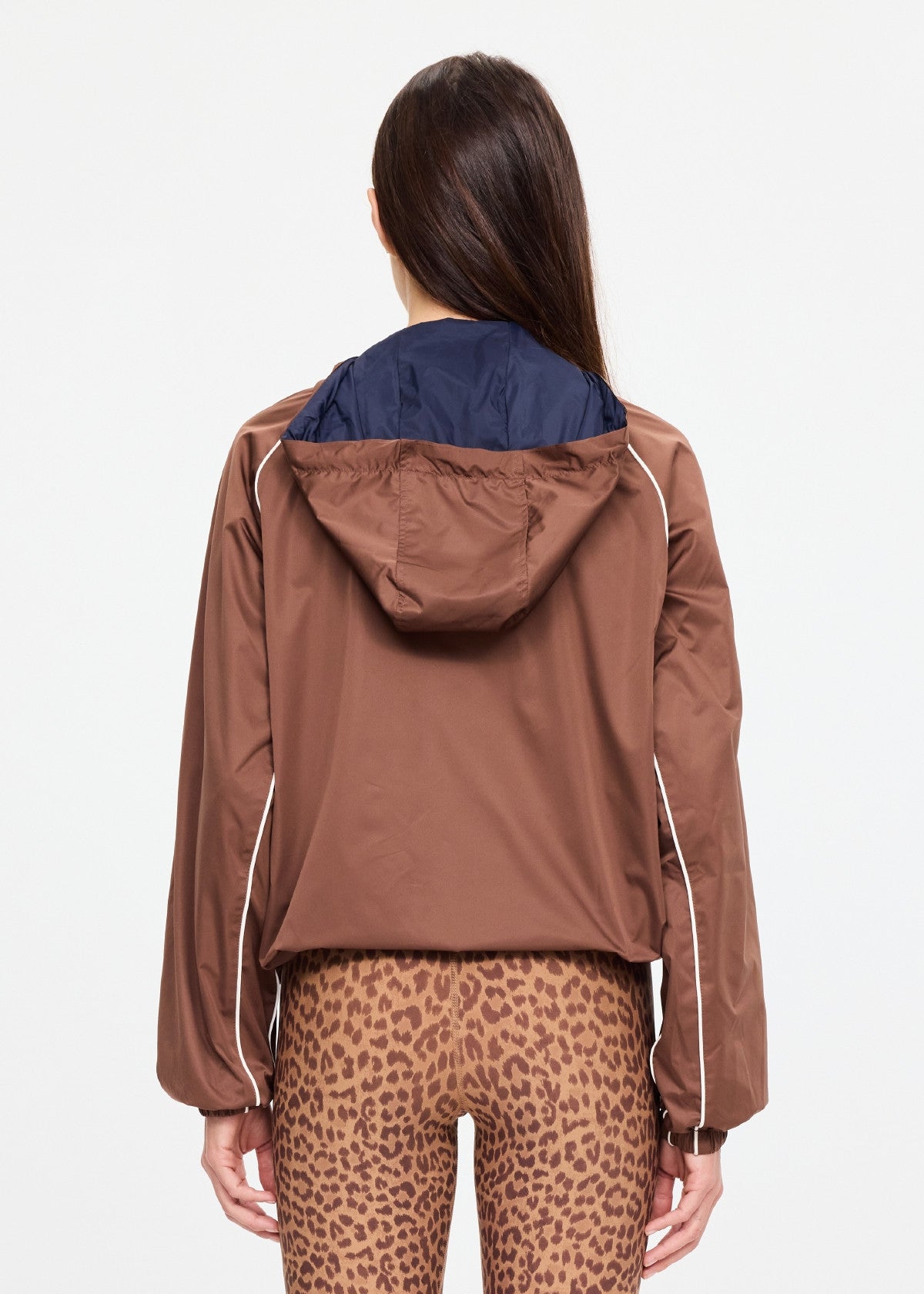 Lila Zip Through Jacket Chocolate