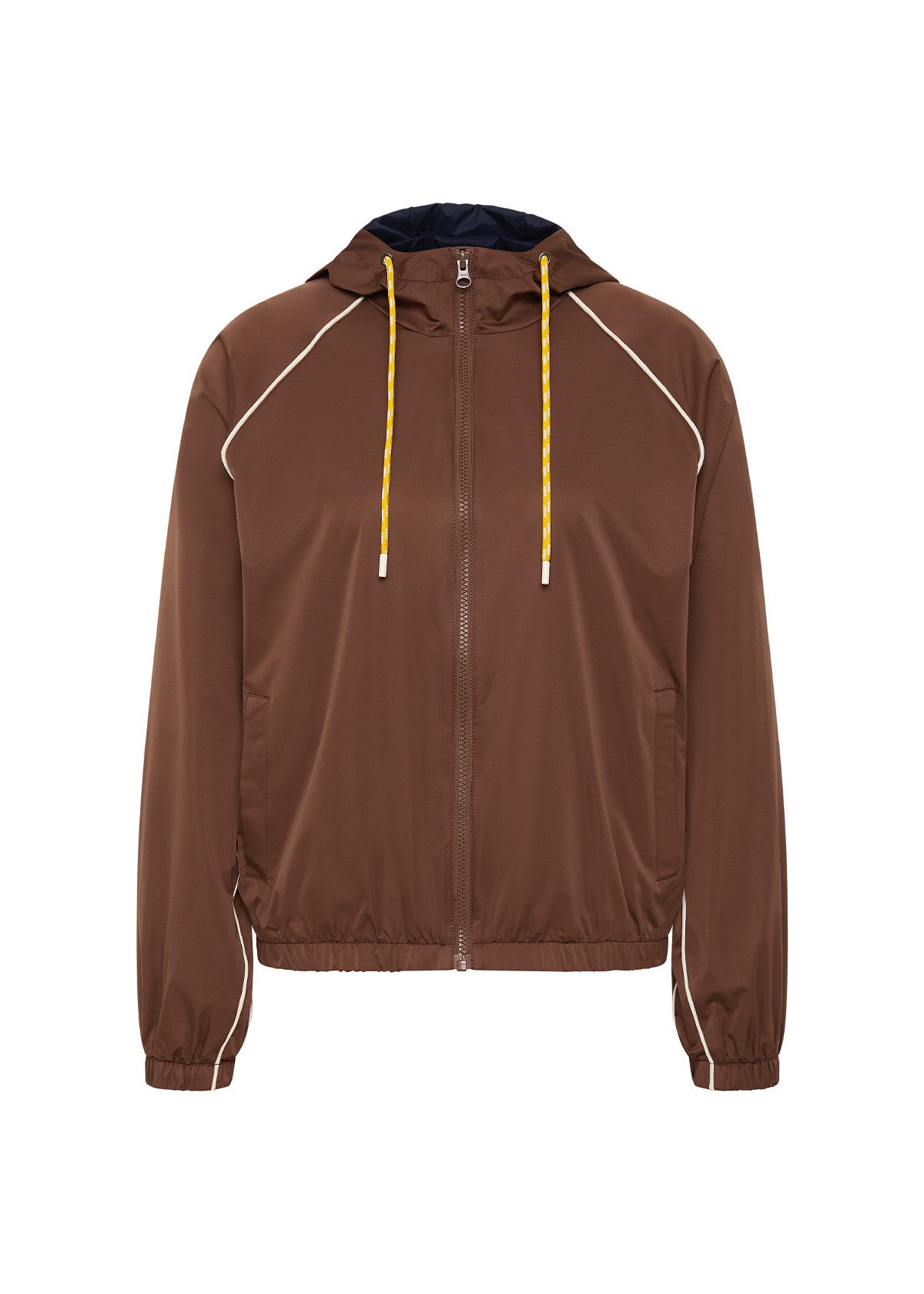 Lila Zip Through Jacket Chocolate