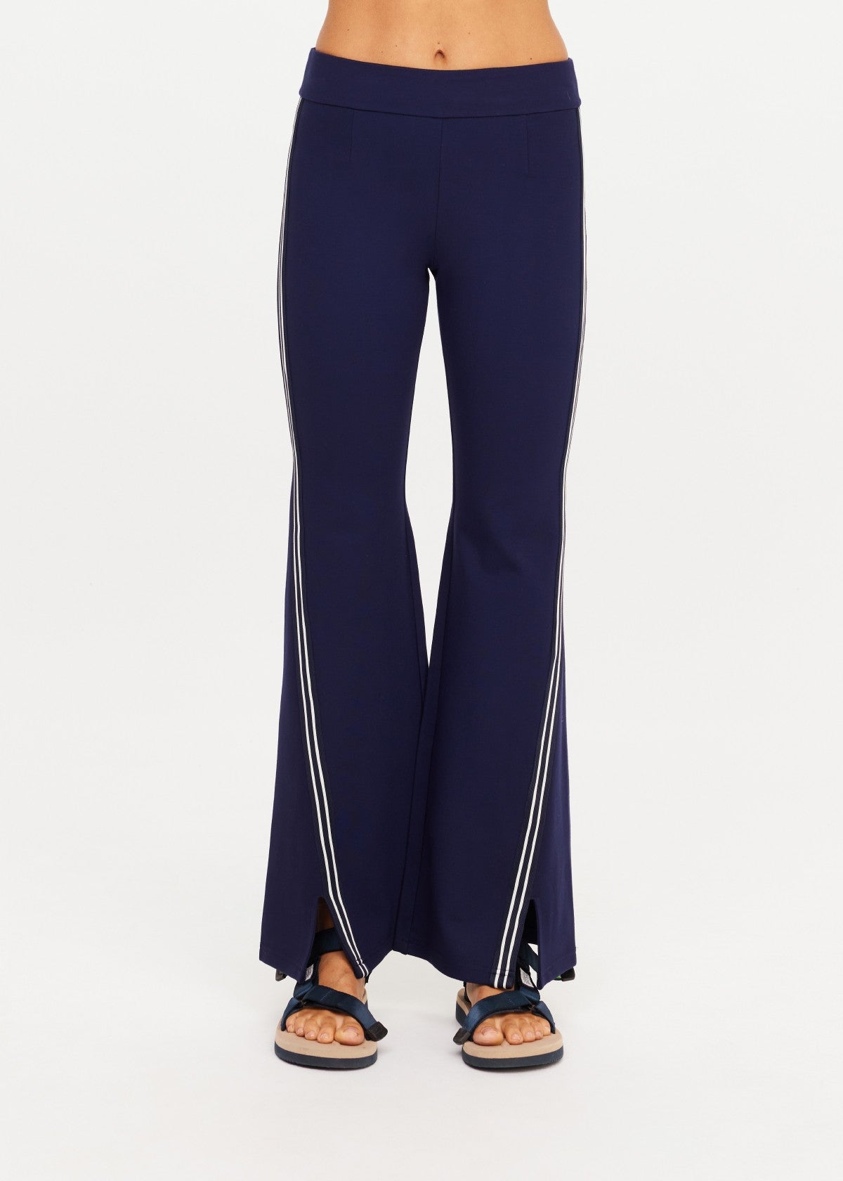 Joyela Panelled Flare Navy