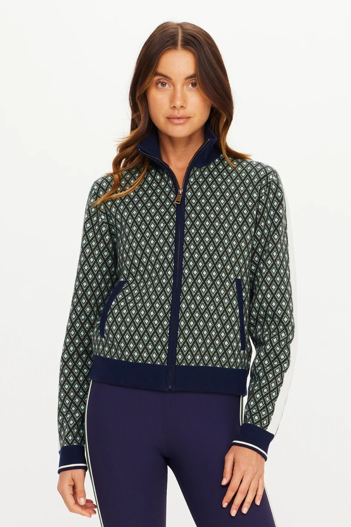 The Upside Margot Knit Jacket Geo