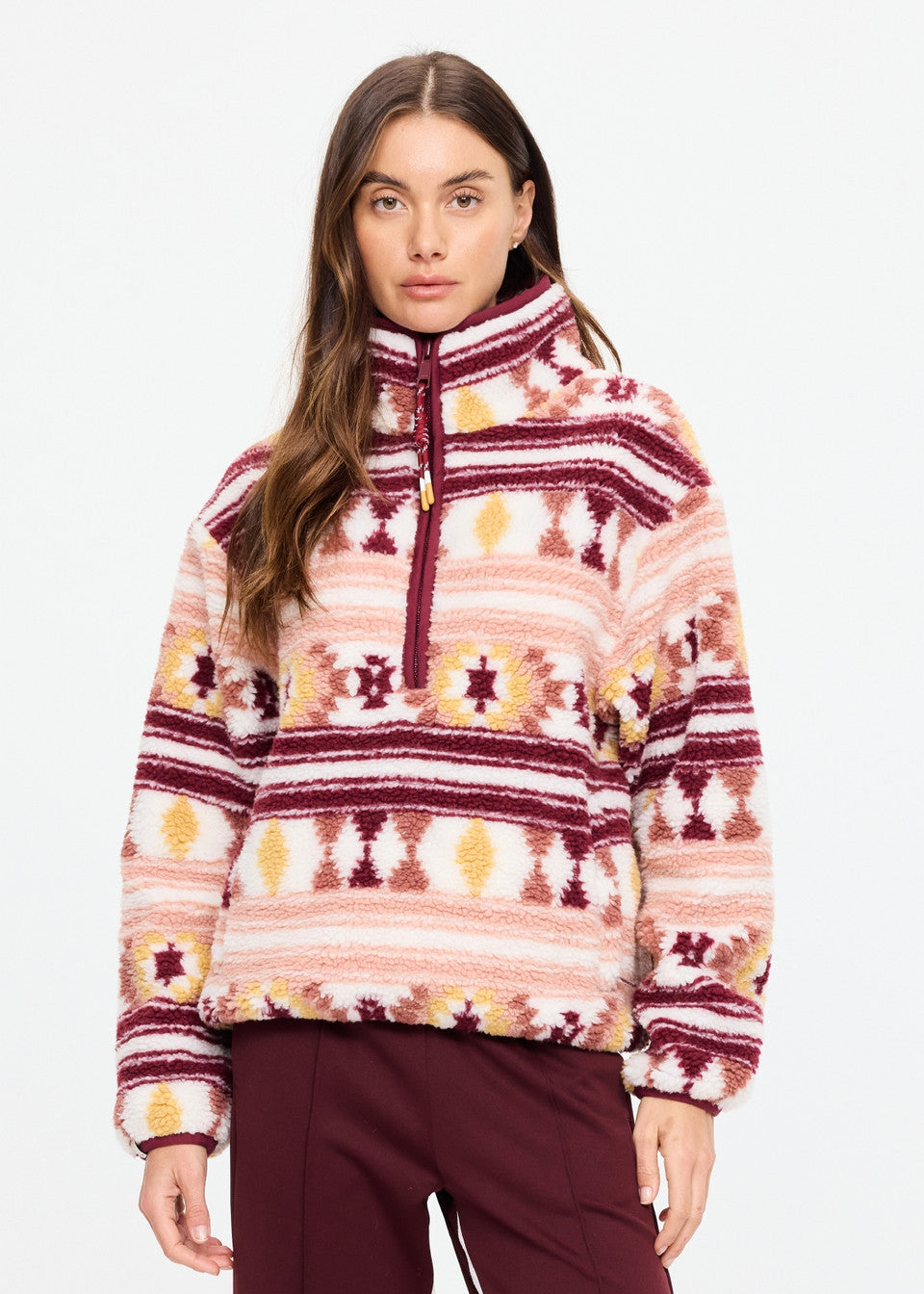 Harlow fleece Pullover Aztec