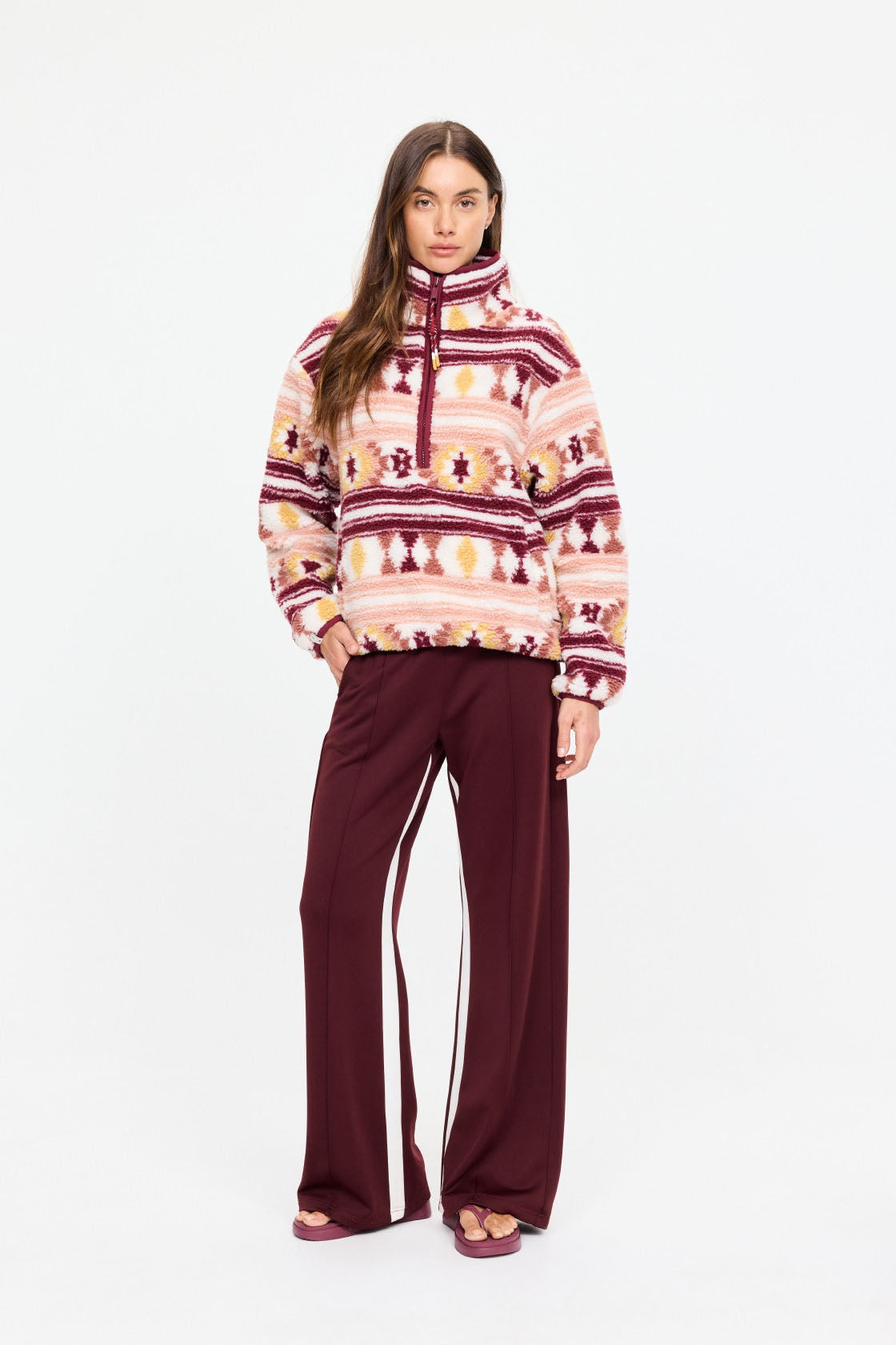 Harlow fleece Pullover Aztec