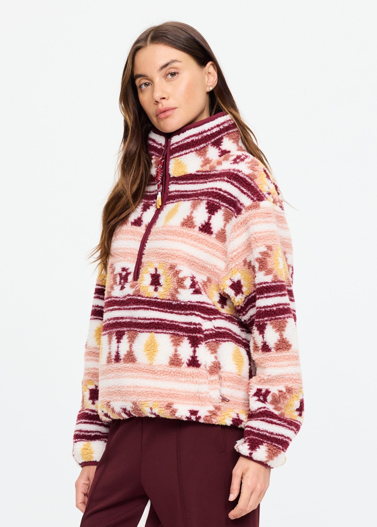 Harlow fleece Pullover Aztec