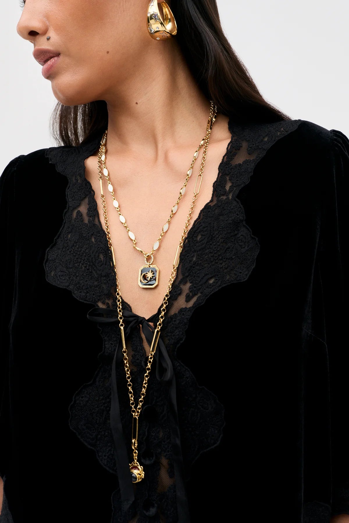 Rixo Ursula Silk Velvet Top