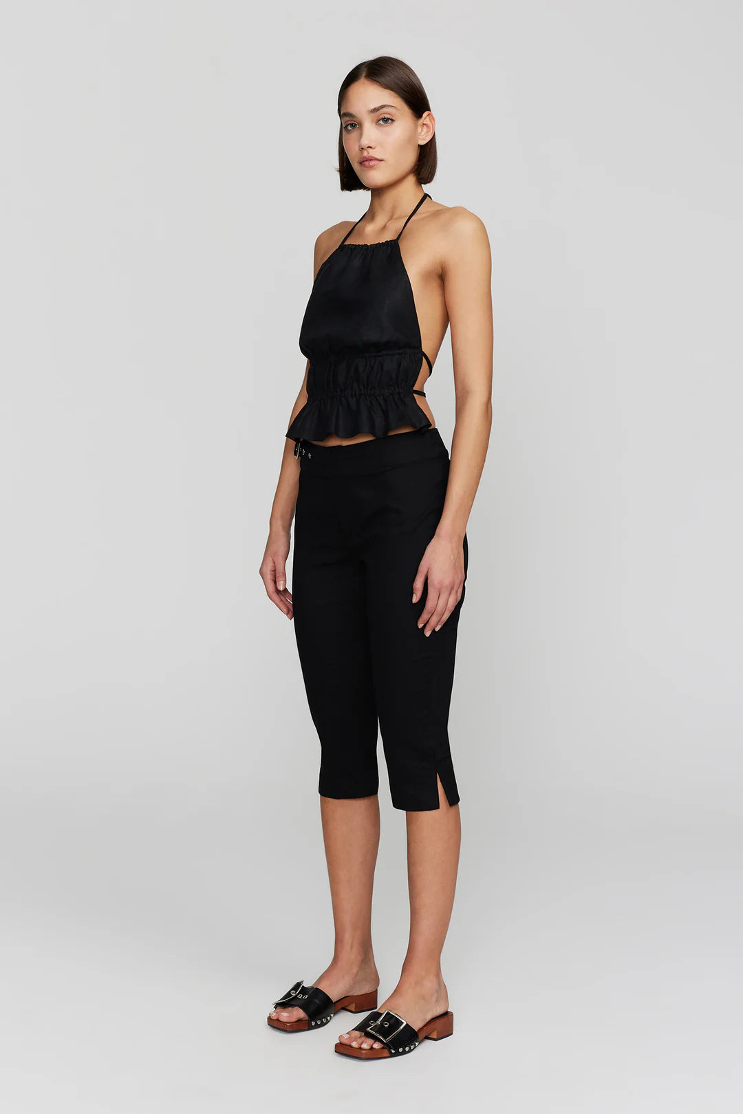 Verity Backless Top Black