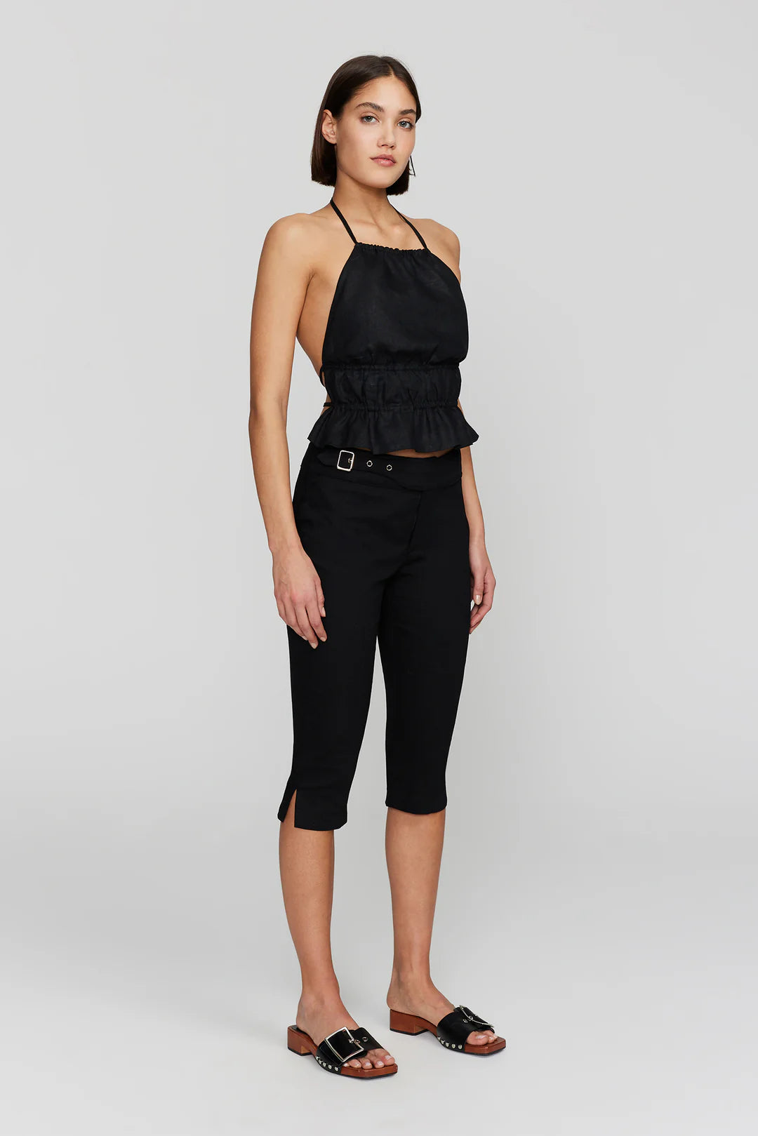 Verity Backless Top Black