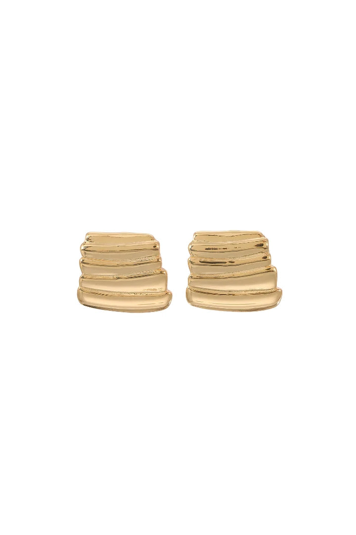 Vase Gold Earrings