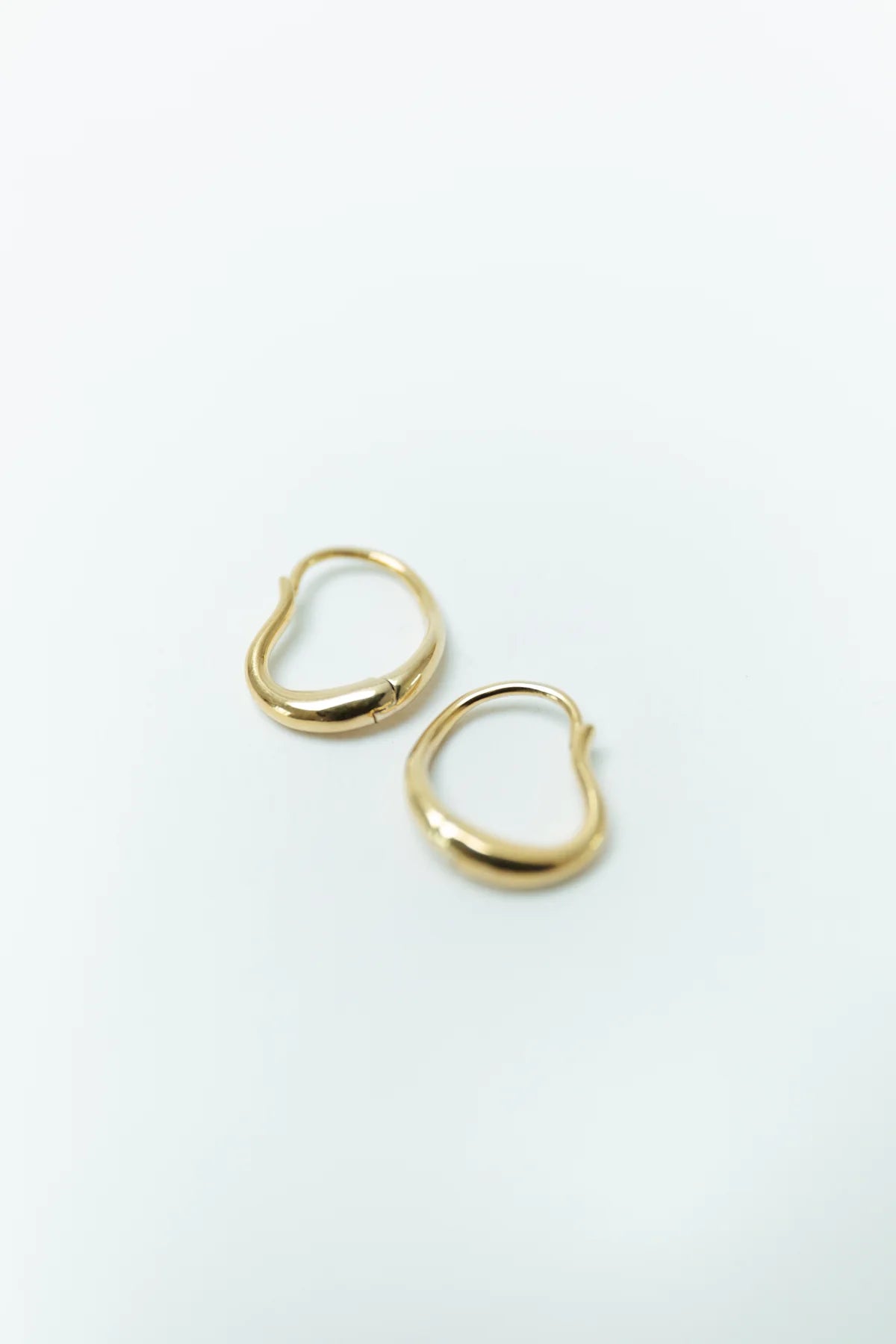 Nina Gordon Ventee Hoops Gold